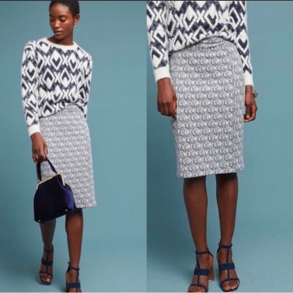 Maeve by Anthropologie Midi Skirt Size LP - Picture 1 of 7